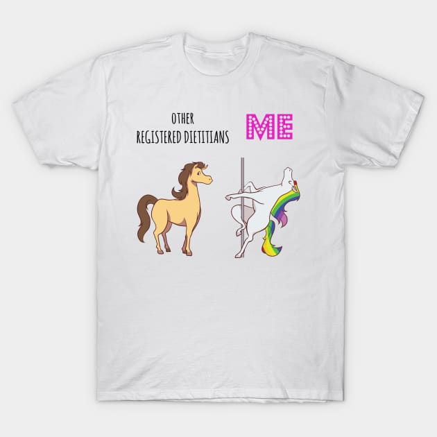 Other registered dietitian Unicorn T-Shirt by IndigoPine